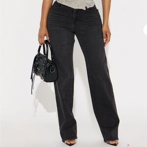 Fashion Nova Black Flare Jeans